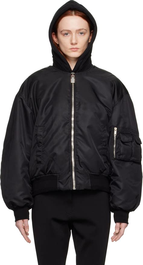 givenchy split bomber jacket